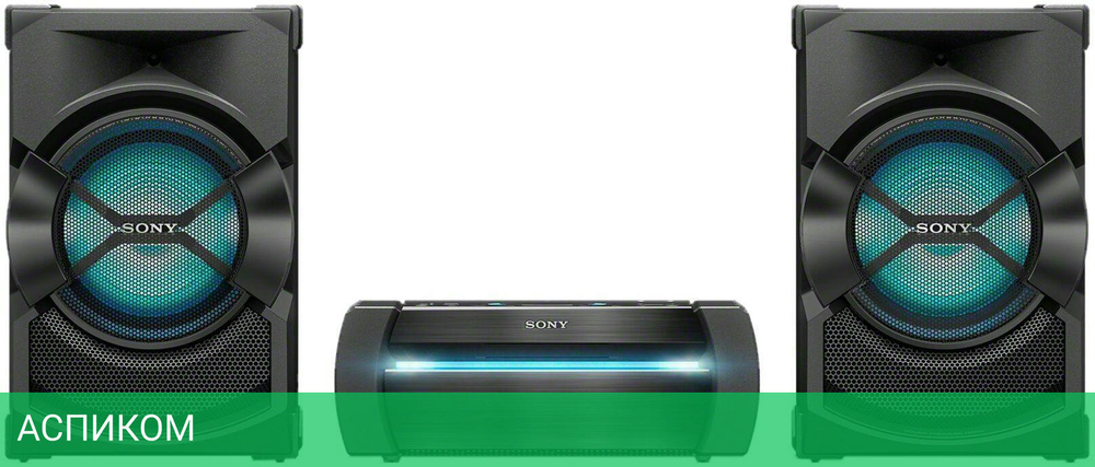 Музыкальный центр Sony Shake-X10 черный (SHAKEX10HN/SSSHAKEX10P)