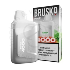 Одноразовая ЭС BRUSKO NRG 4000 с ароматом мяты, 20мг/см3, 3,3 мл (М)
