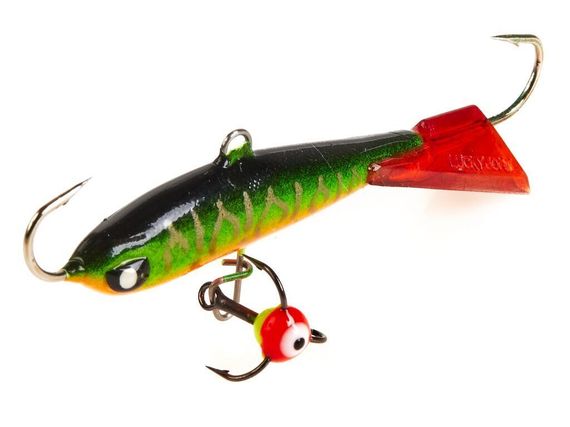 Балансиры Lucky John 3шт набор 3 MIX окуневый 2 с тройниками