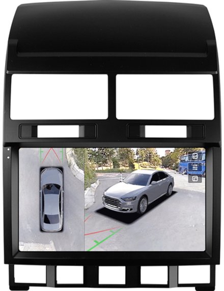 Магнитола для Volkswagen Touareg 2002-2010 - Teyes CC3-2K-360 на Android 10, 2K QLED, 6Гб+128Гб, CarPlay, 4G SIM-слот, 4 камеры в комплекте
