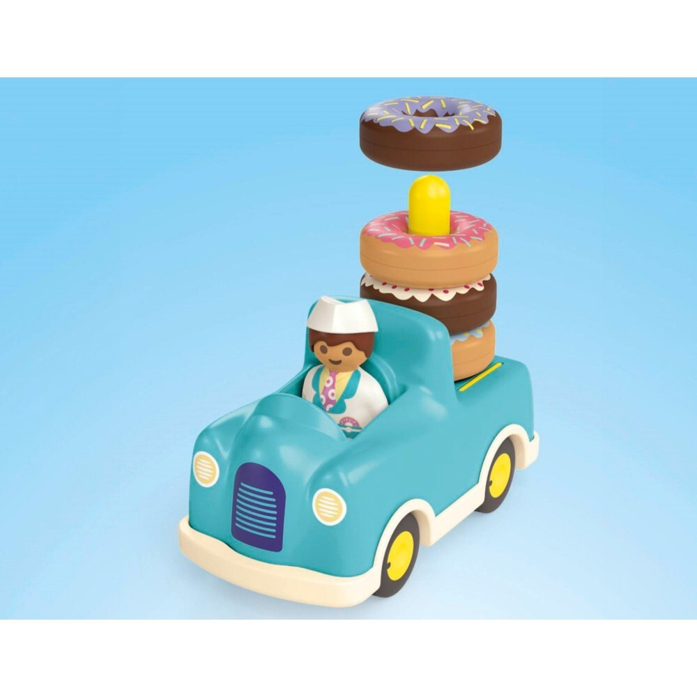 Playmobil - Junior Crazy Donut Truck с функцией штабелирования и сортировки 71702 / артикул   71702  / GTIN 4008789717023