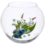 Ваза стеклянная 10,2см «Весенние ландыши» D43417/01