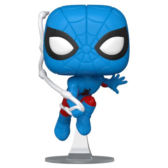 Фигурка Funko POP! Bobble Marvel Web-Man with Webbing (Exc) (1560) 71560 / Фигурка Фанко ПОП! по мотивам фильмов о Человеке-пауке, Веб-человек