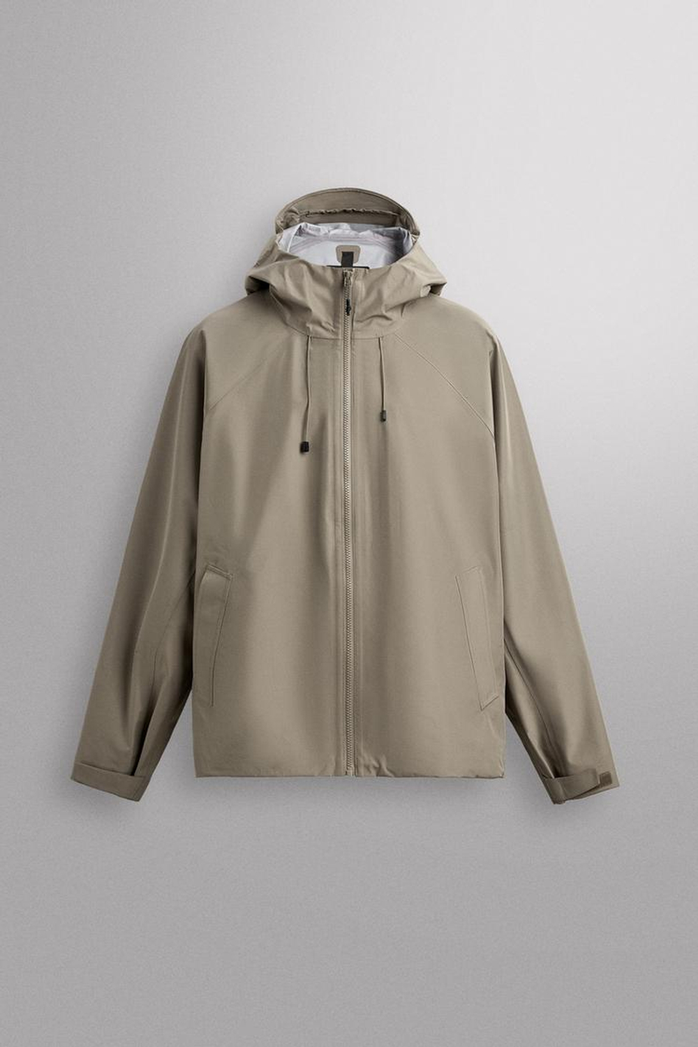 ZARA ТЕХНИЧНАЯ КУРТКА, МЯГКИЙ ЗЕЛЕНЫЙ