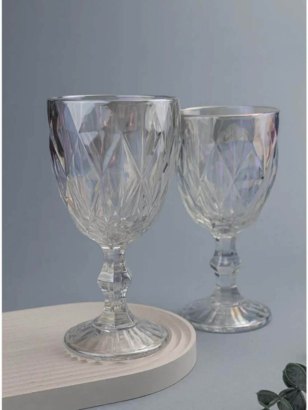 Набор фужеров для вина, 330 мл, 6 шт. перламутровый