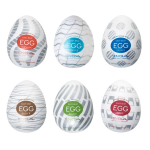 Набор из 6 мастурбаторов с различным рельефом Tenga EGG III EGG-VP003