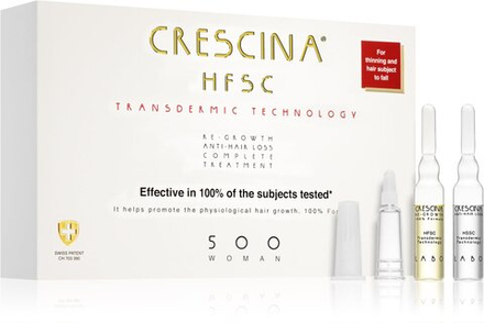 Crescina Transdermic 500 Re-Growth and Anti-Hair Loss - уход, поддерживающий рост волос и предотвращающий их выпадение для женщин /   20x3,5  ml  / GTIN 8051417820615