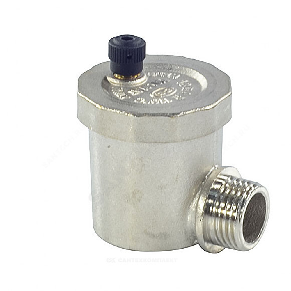 Воздухоотводчик автоматический латунь 502 Ду 15 Ру10 G1/2" НР угловой OR 0502.415