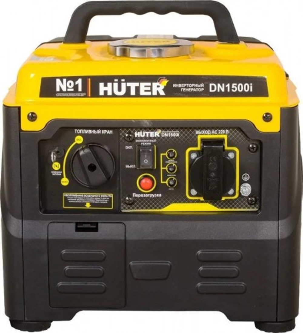 Бензогенератор HUTER DN 1500 i инверторный 64/10/4