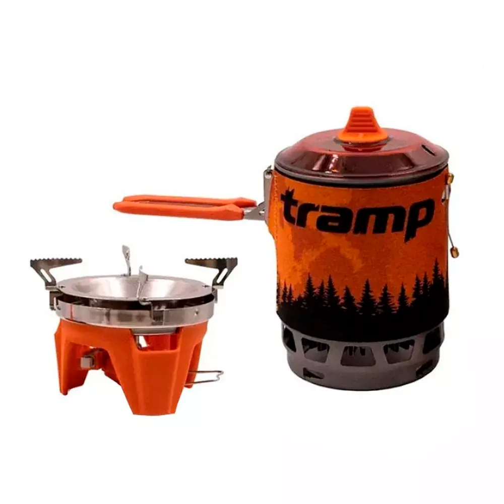 Система приготовления пищи газовая Tramp TRG-049 0.8л, Orange