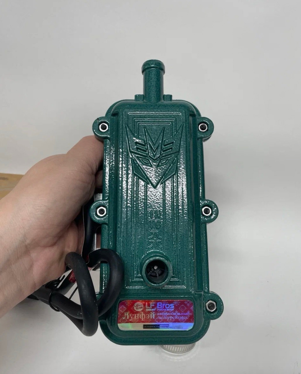 3 кВт + / Премиум Предпусковой подогреватель двигателя LongFei (Лунфей) 220V 3000W, Десептикон, зеленый, TG (1 шт.)