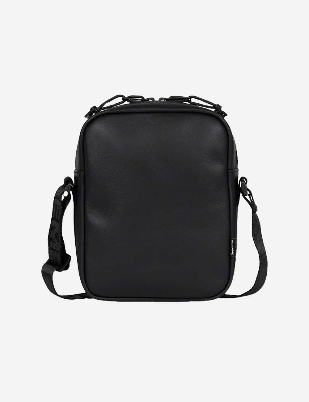 Supreme Shoulder Leather Bag Black