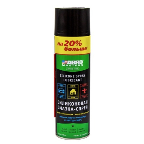 Смазка силиконовая ABRO (540мл) аэрозоль