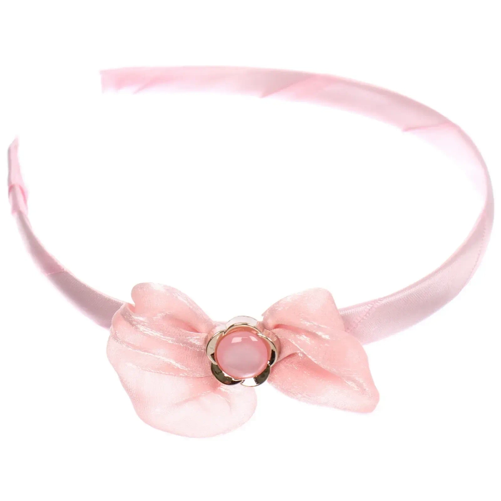 Ободок для волос детский на блистере «РОЗОВОЕ ОБЛАКО», цветочек, микс 6 цветов, 1см