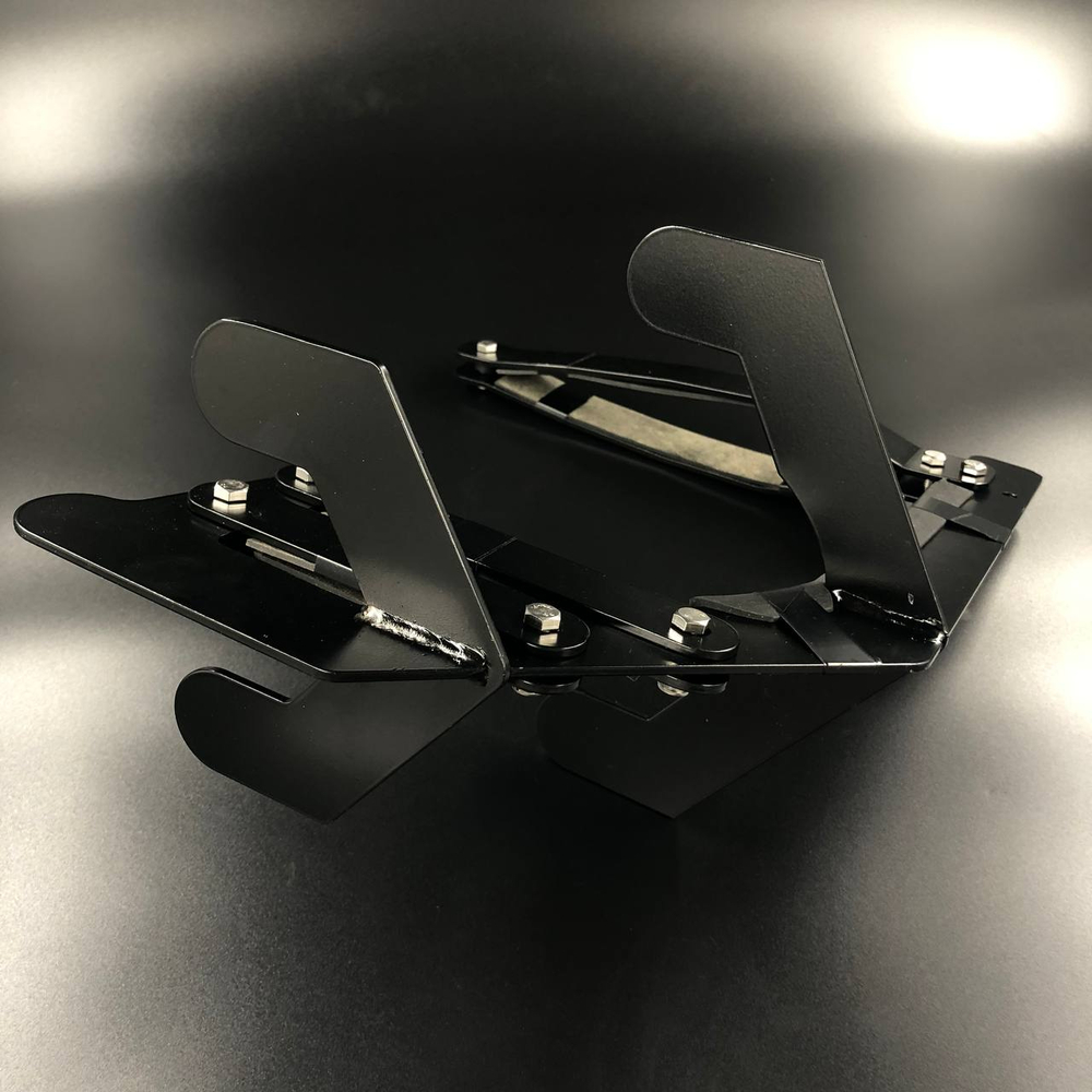 Защита редуктора Suzuki DT9.9-15, DF8-20A (Усиленная, черная)