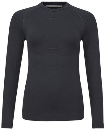 Женская теннисная футболка с длинным рукавом Head Flex Seamless Longsleeve - black