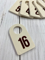 Гардеробные Номерки 30х50 (Комплект)