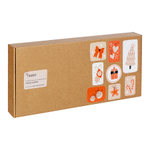 Набор елочных украшений trendy stripes из джута и гофрированного картона из коллекции new year essential, 4 шт.