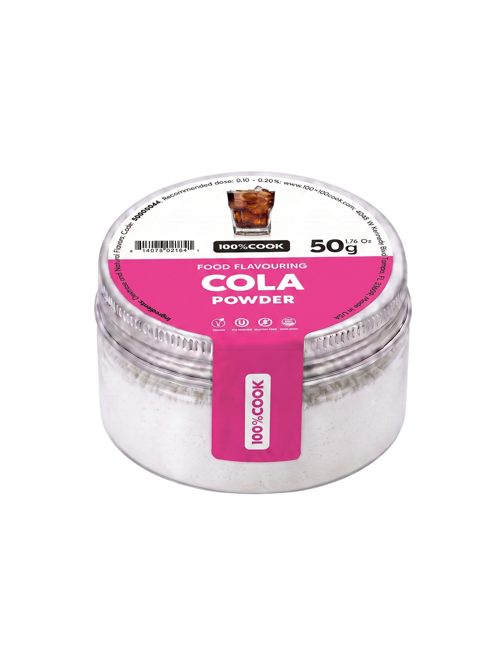 Кола Ароматизатор пищевой (порошок), 100%COOK, 50 г
