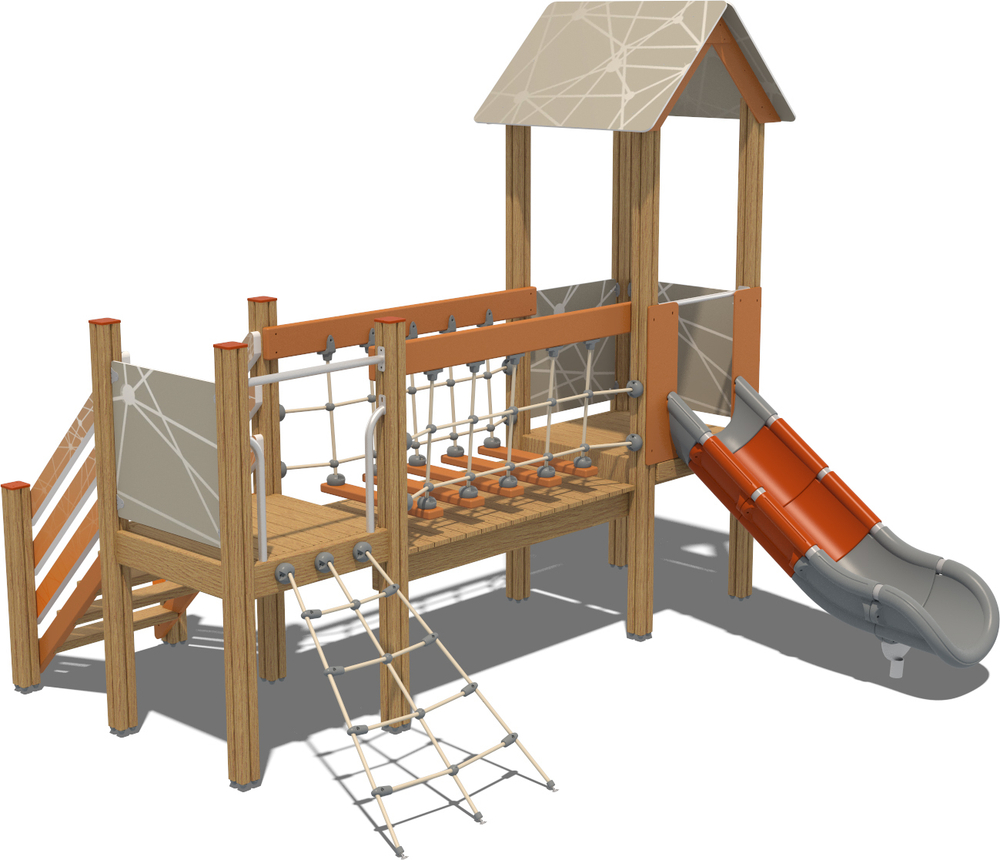 Детский городок Новгород Vector для игровых площадок 3-7 лет