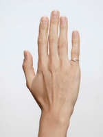 кольцо на фалангу гортензия (mini) 3 лепестка