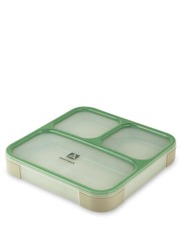 Плоский ланч-бокс с отделениями