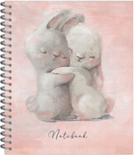 Тетрадь общая 48 листов на металлическом гребне "Обнимашки"