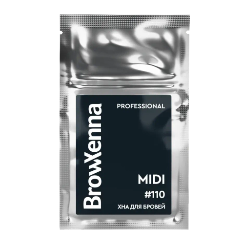 Хна для бровей Графитовый концентрат #110 BrowXenna, 3 гр