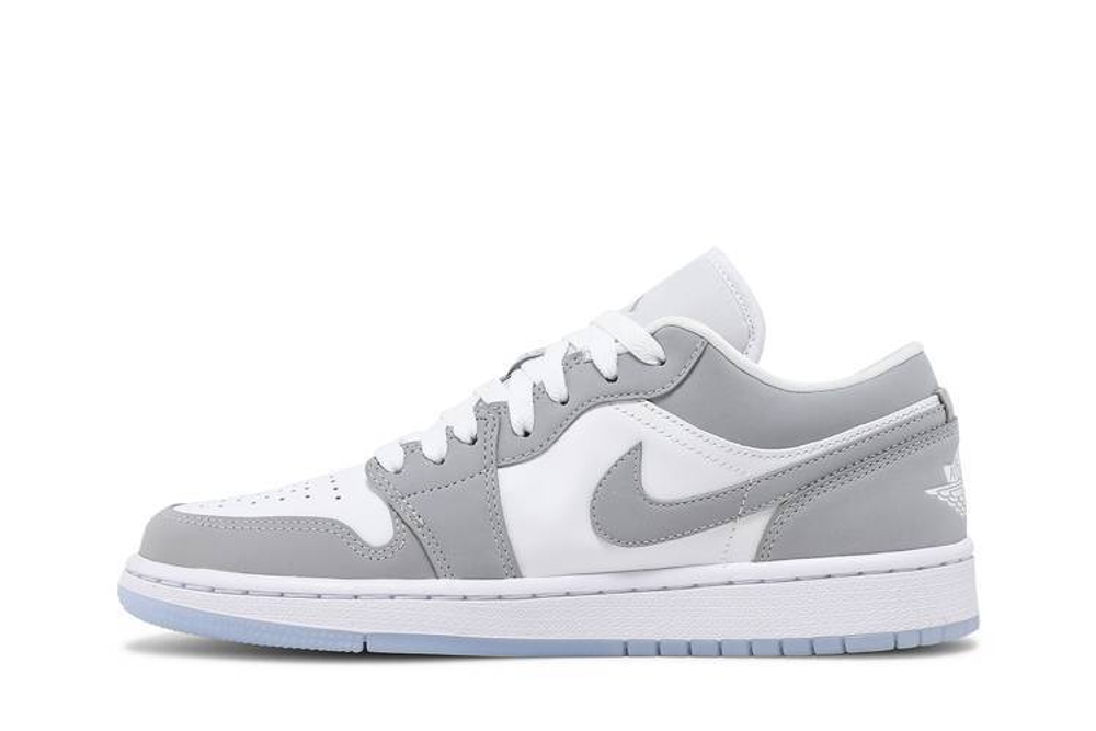 Кроссовки Air Jordan 1 Low "Wolf Grey" (Женская размерная сетка)