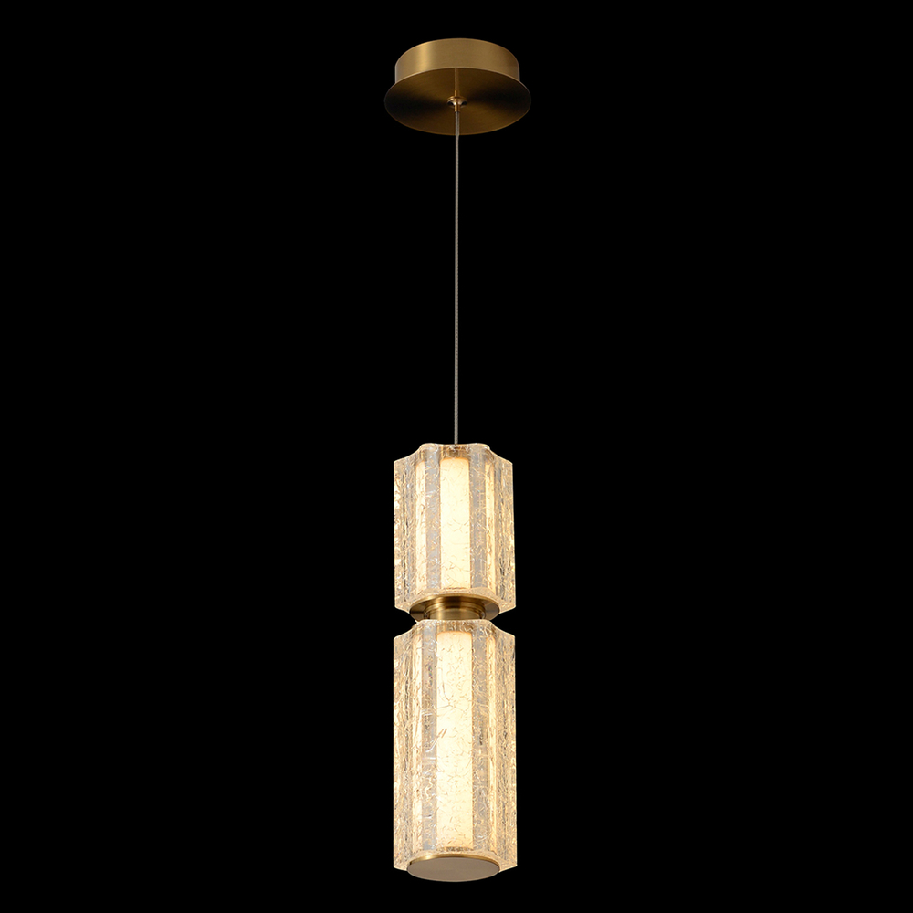 Светильник подвесной Crystal Lux ANTIQUE SP23W LED BRASS