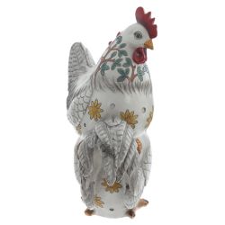 GAEM Фигурка декоративная "Петух с курицей", L23 W11,5 H27 см