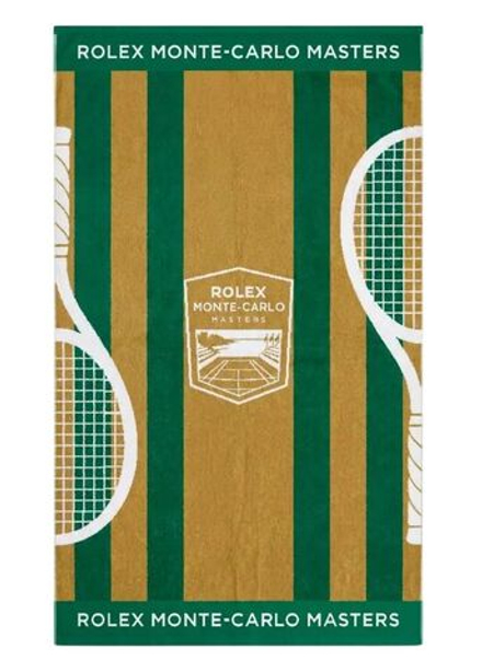 Теннисное полотенце Monte-Carlo Rolex Masters Jacquard - green/gold