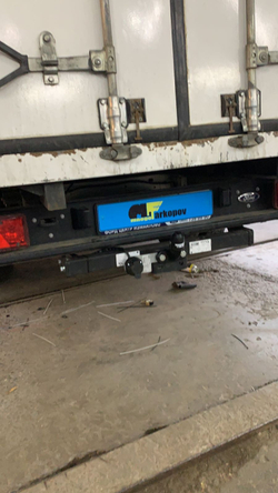 Фаркоп для Ford Transit шасси 2015- Тип шара: F. Нагрузки: 2500/120 кг, FD 35