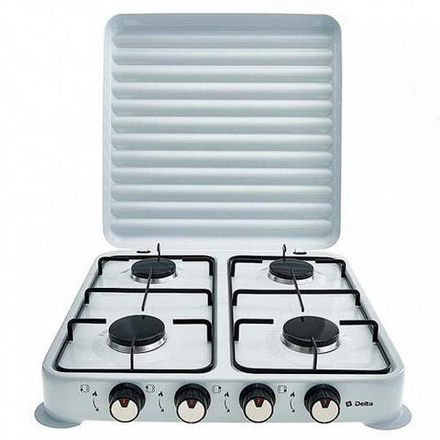 Газовая плита настольная DELTA D 2208 белый