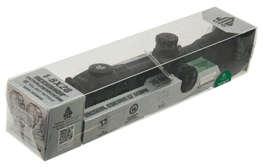 Оптический прицел Leapers 1-8X28 Accushot T8 Tactical 30mm cетка Circle Dot с подсветкой (36 цветов)+ кольца  SCP3-18IEСDQ