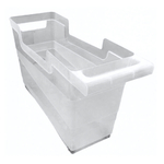 Контейнер для хранения "Tule" 12,5л, 453х160х257 мм с ручкой на роликах (бесцветный)