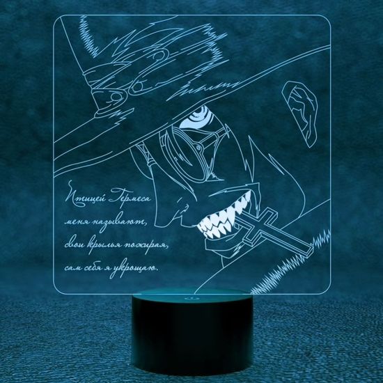 3D лампа Алукард Хеллсинг
