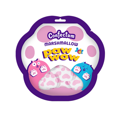Маршмеллоу «Confectum Paw Wow» в форме со вкусом малины, 70 гр х 20 шт