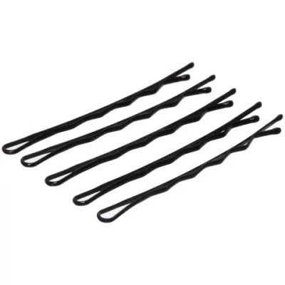 Невидимки для волос 100 шт «Александра», цвет черный 6 см●