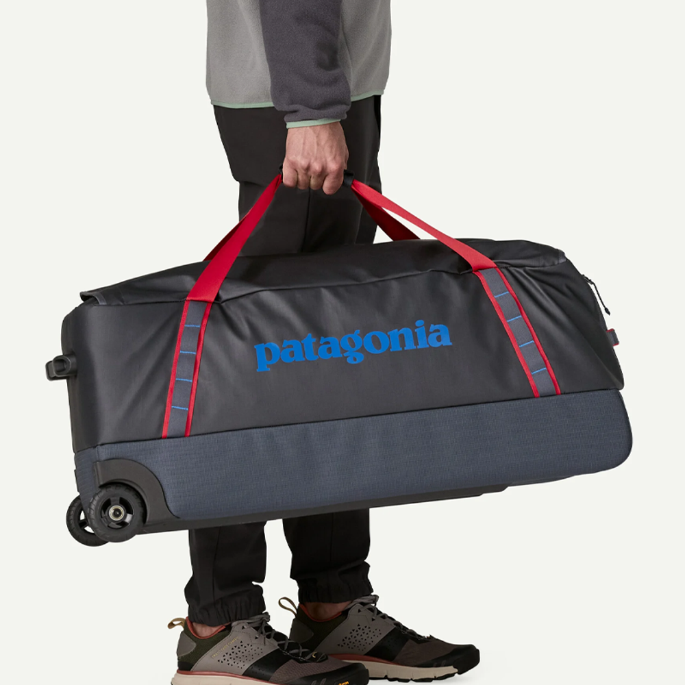 Patagonia Recycled Polyester Trolley Bag 28 Inch Unisex Dark Flame Blue & Red