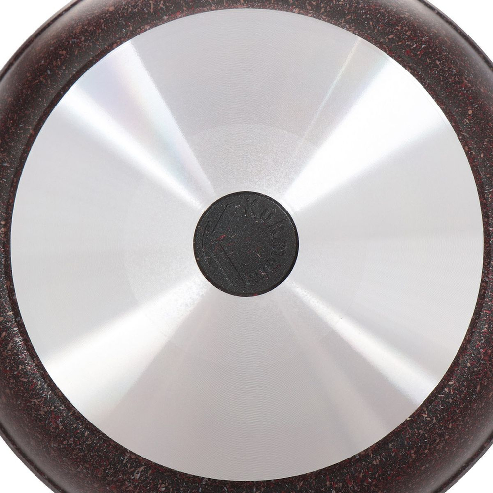 Сковорода алюминий, 26 см, антиприг, Kukmara, Granit Ultra, красн, сга262а, съем руч