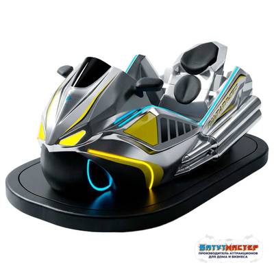 Бамперная электромашинка «Серебряный Бумер» для автодрома, для ТРЦ и парков