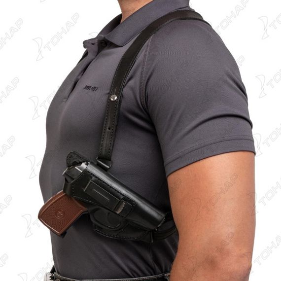 Кобура опер. под ПМ гориз. на резинке черная (HS-ОК-2/2bl) Helios