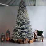 Большая елка заснеженная «Сказочная» (Литая+пвх) 7 м