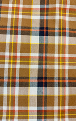 Ткань плательная в клетку (Италия) шерсть/вискоза/поламид ш-145см цена за 1 м