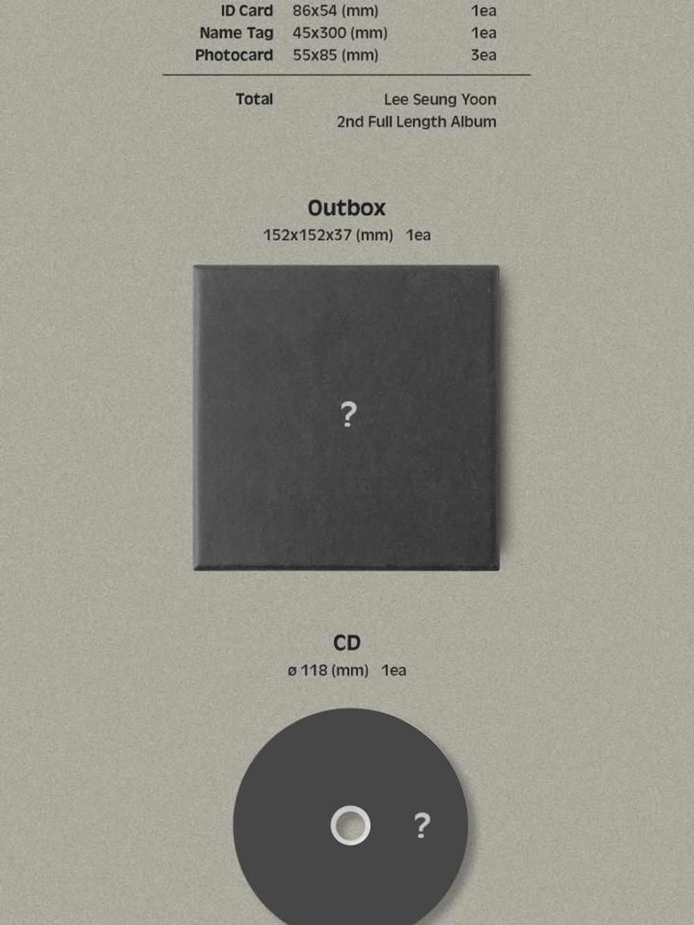 Альбом LEE SEUNG YOON - 2nd Album