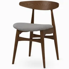 Стул Kolden, темно-коричневый, серый