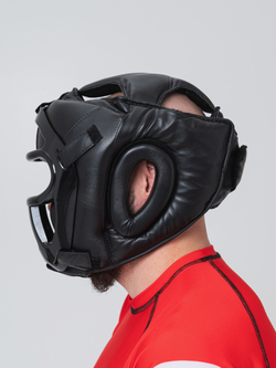 Шлем боксерский TS Sport с решеткой