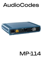VoIP шлюз AudioCodes MP-114 2FXS 2FXO