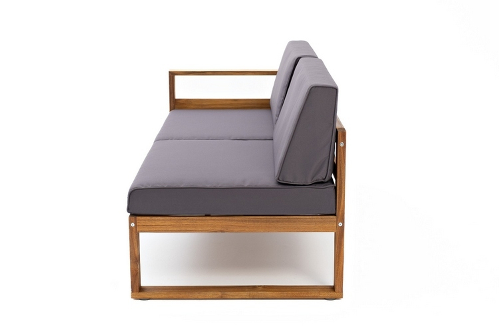 Софа BOOKA 2-х местная с правым подлокотником из акации